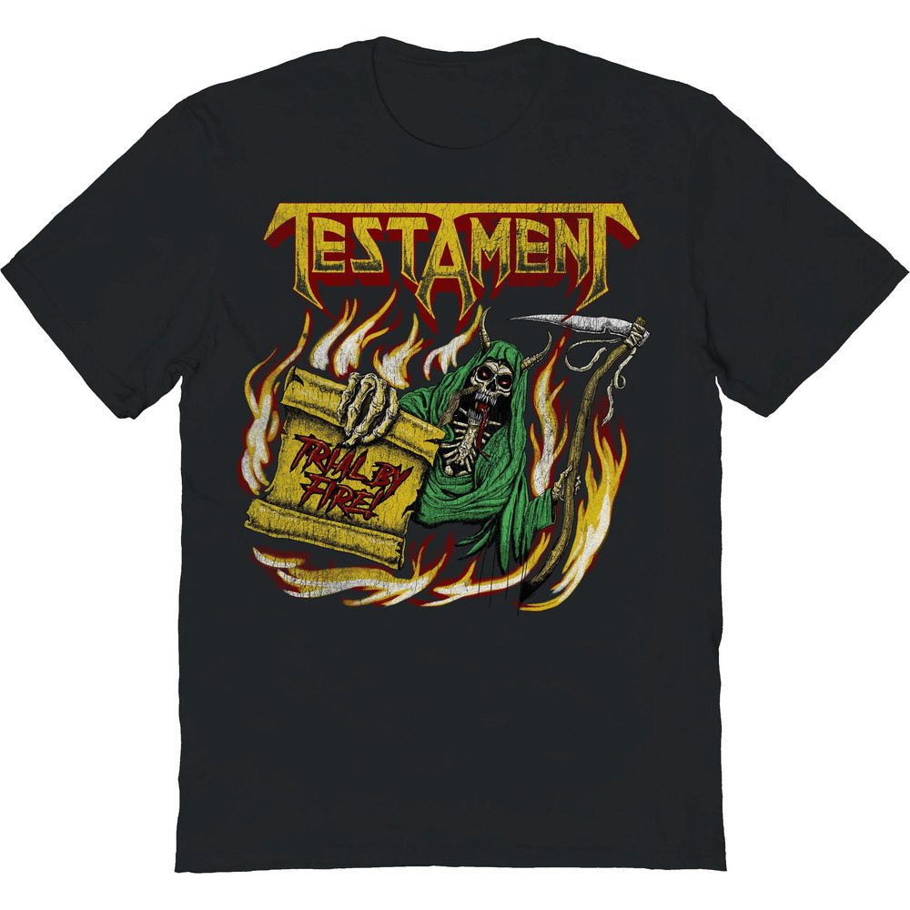 Trial By Fire Testament Metal Music Graphic Unisex Fan T-Shirt